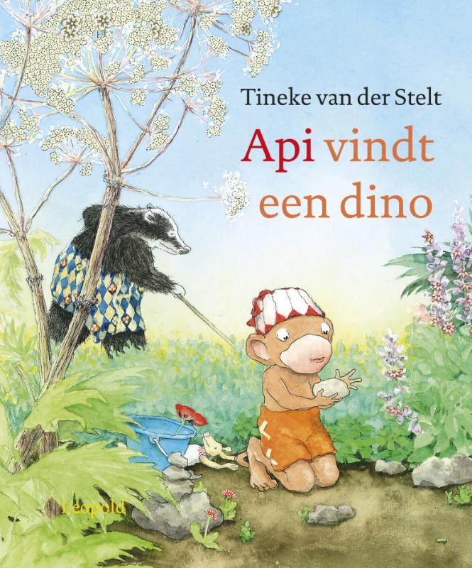 Omslag van Api vindt een dino