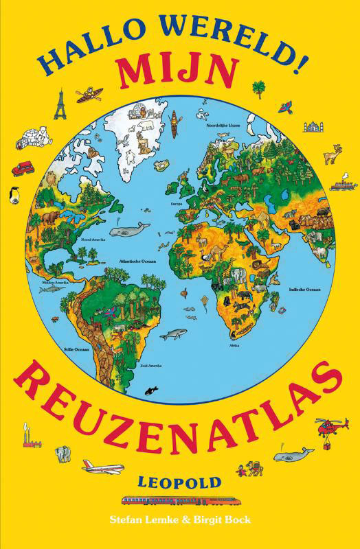 Omslag van Hallo wereld - Mijn reuzenatlas