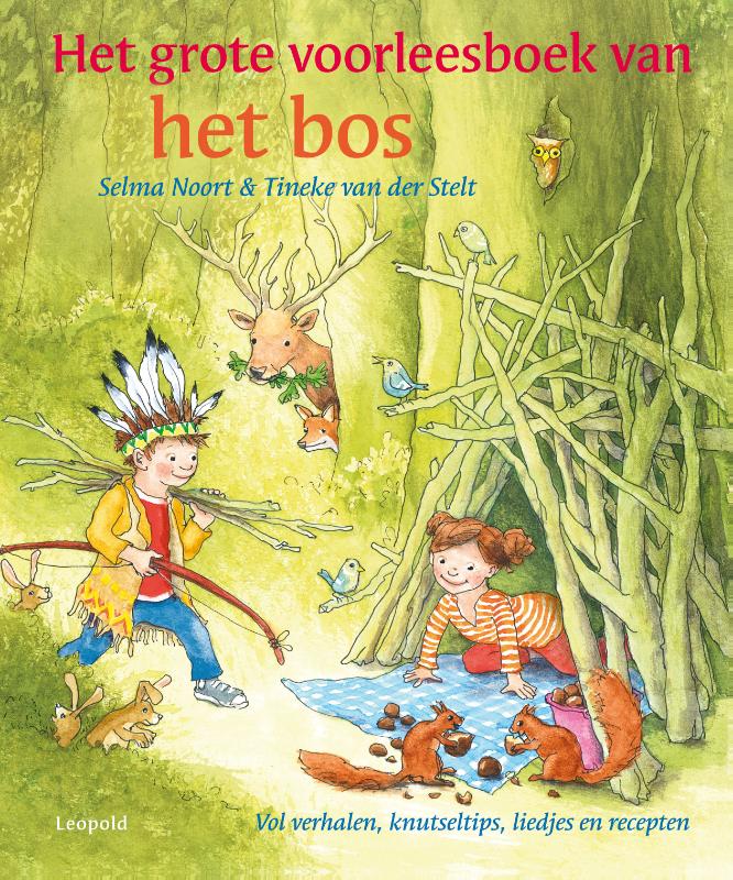 Omslag van Het grote voorleesboek van het bos