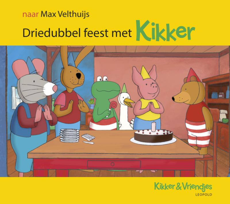 Omslag van Driedubbel feest met Kikker