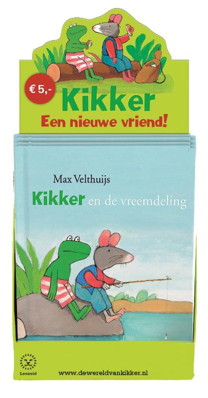 Omslag van Kikker en de vreemdeling mini display 10 ex