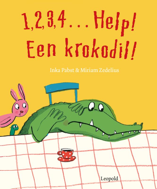 Omslag van 1, 2, 3, 4... Help, een krokodil!