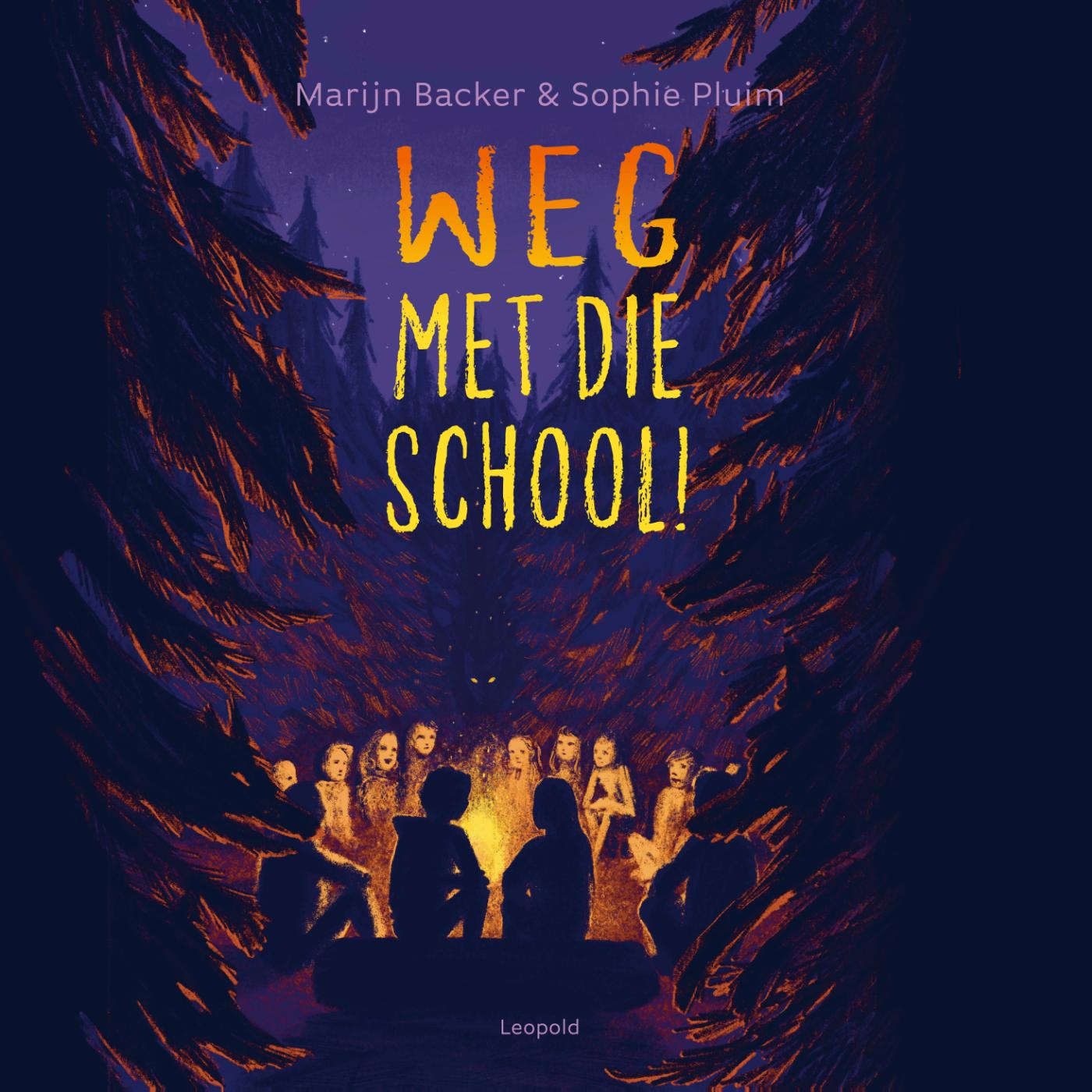 Omslag van Weg met die school!