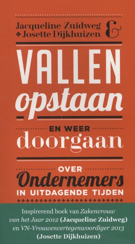 Omslag van Vallen, opstaan en weer doorgaan