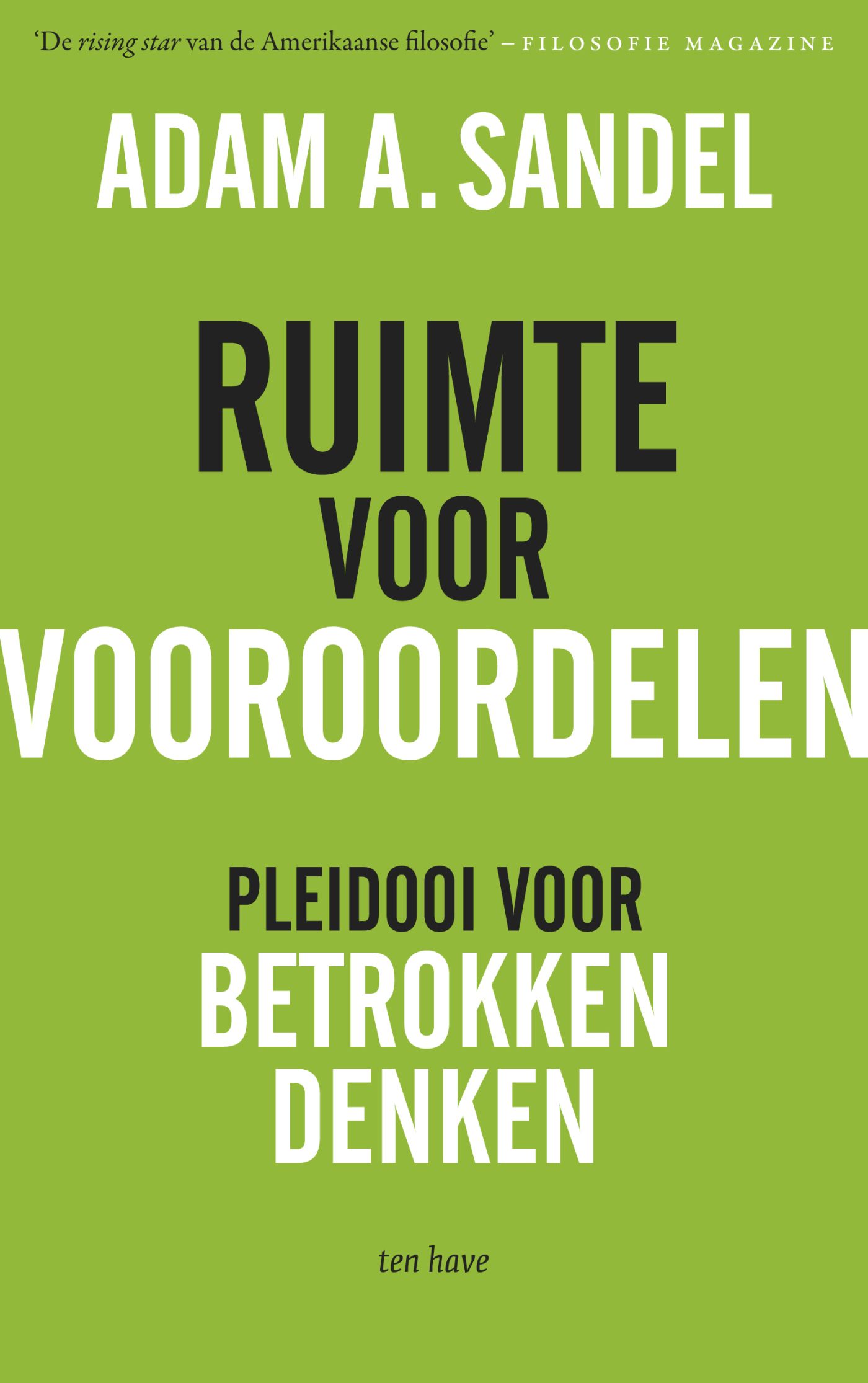 Omslag van Ruimte voor vooroordelen