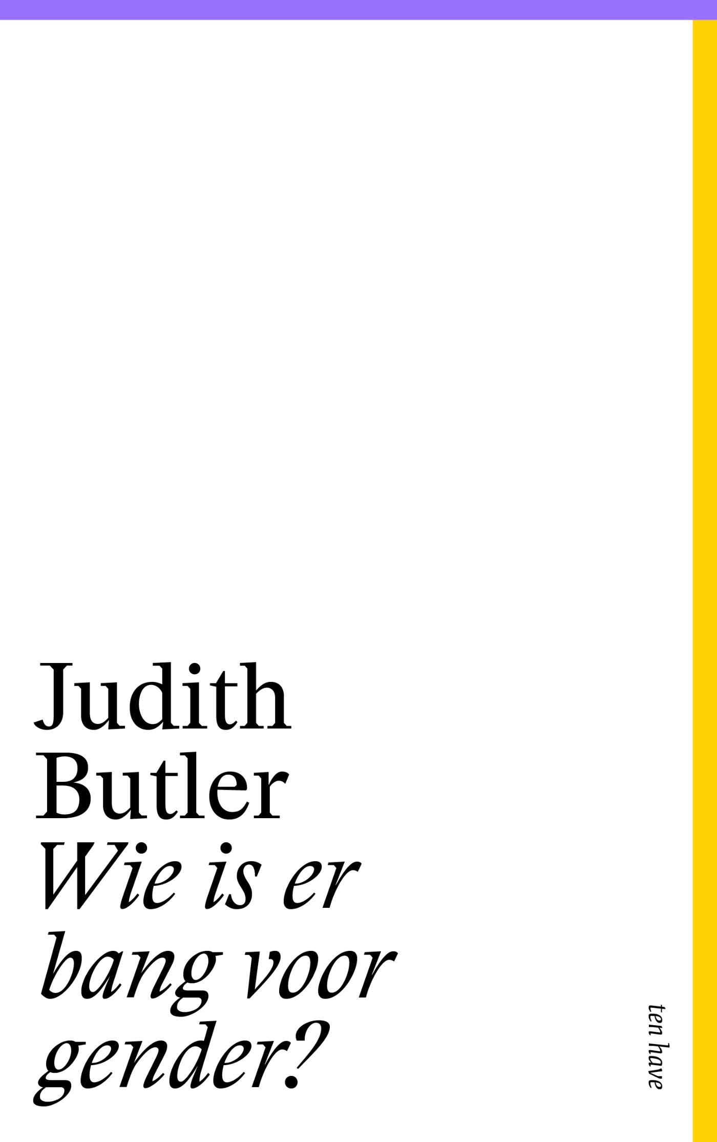 Omslag van Wie is er bang voor gender?