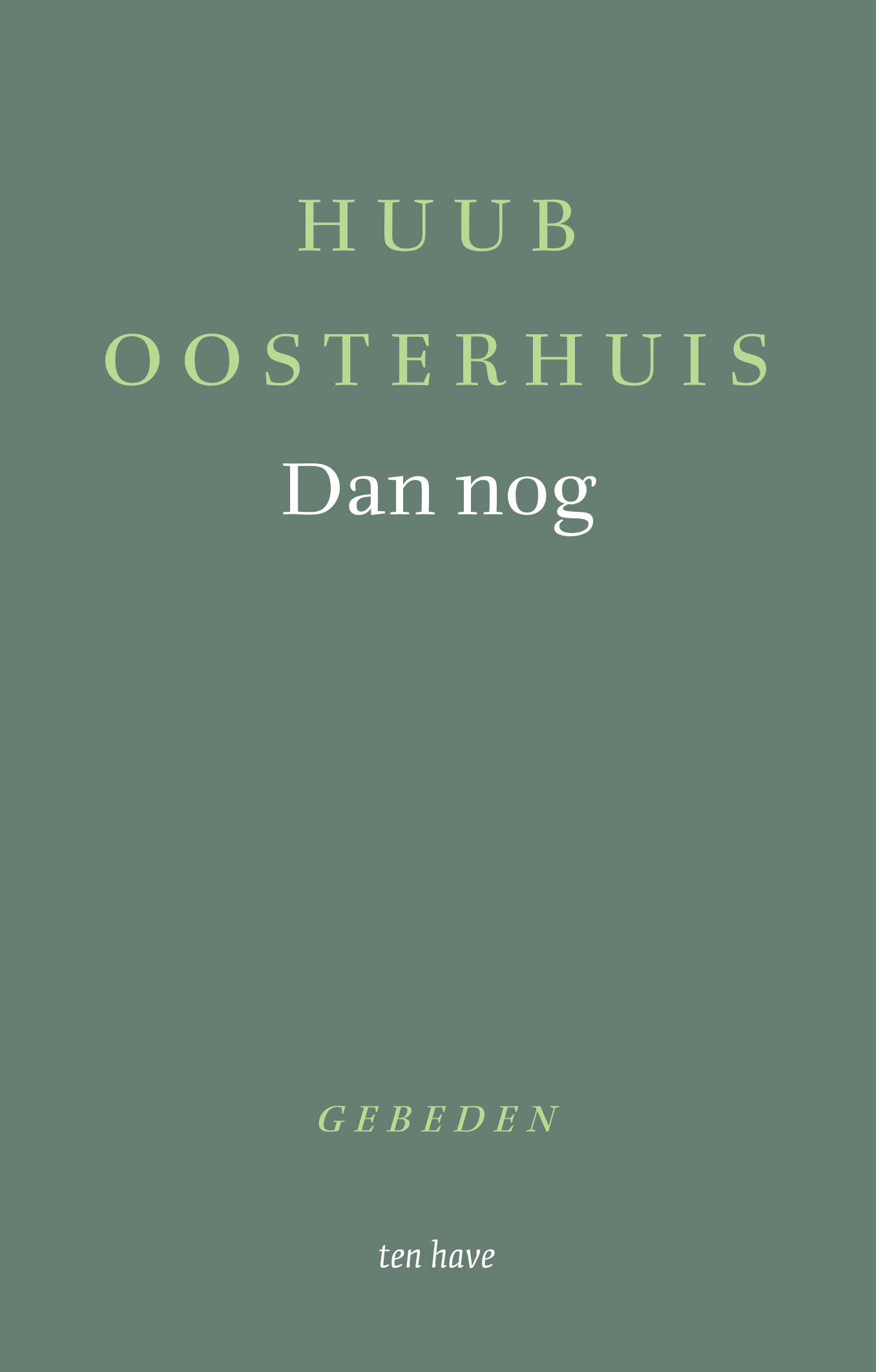 Omslag van Dan nog