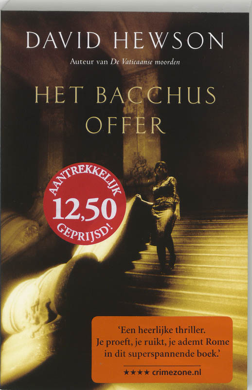 Omslag van Het Bacchus offer