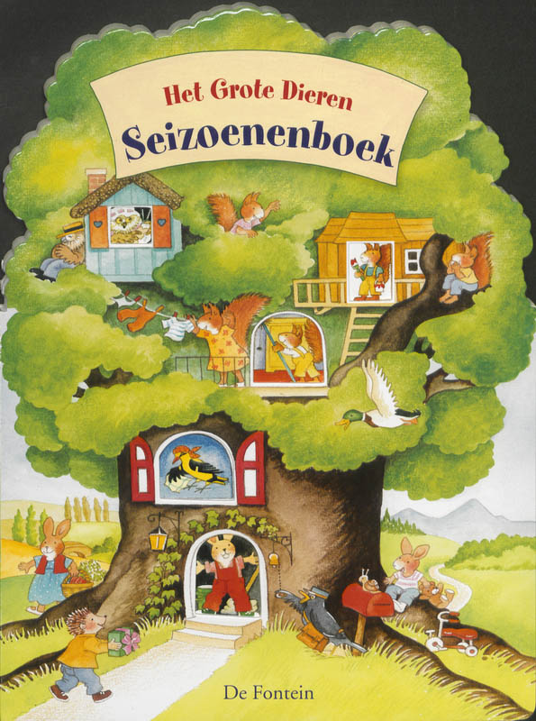 Omslag van Het Grote Dieren Seizoenenboek