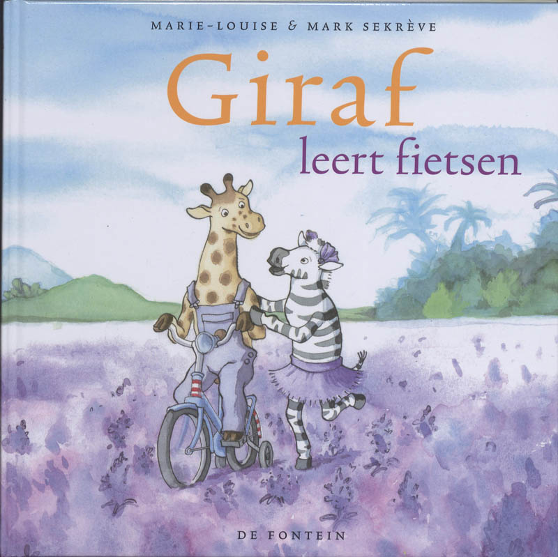 Omslag van Giraf leert fietsen