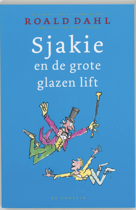 Omslag van Sjakie en de grote glazen lift