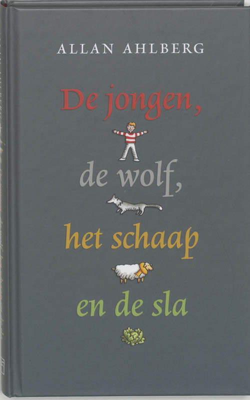 Omslag van De jongen, de wolf, het schaap en de sla
