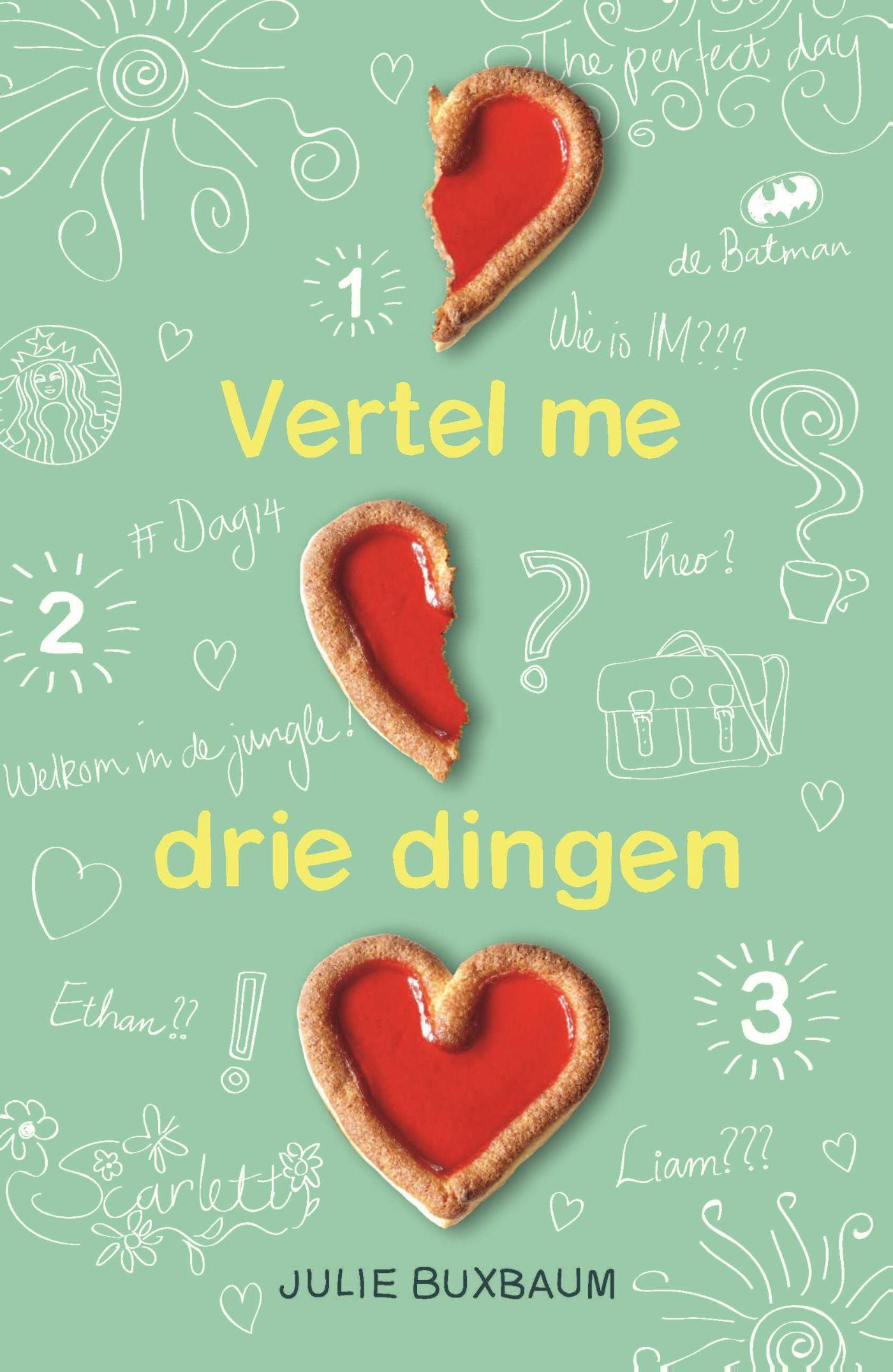 Omslag van Vertel me drie dingen