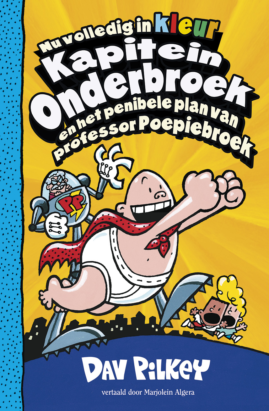 Omslag van Kapitein Onderbroek en het penibele plan van professor Poepiebroek