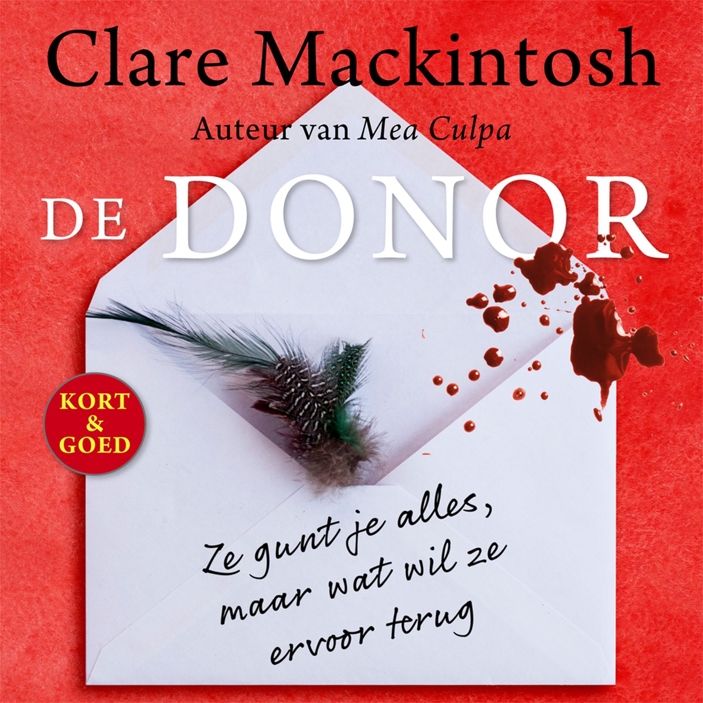Omslag van De donor