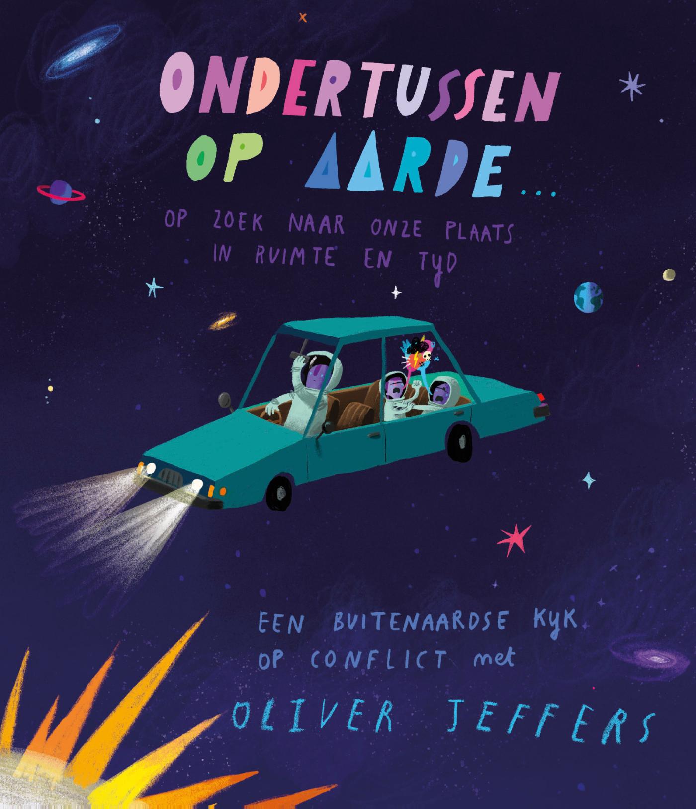 Omslag van Ondertussen op aarde...