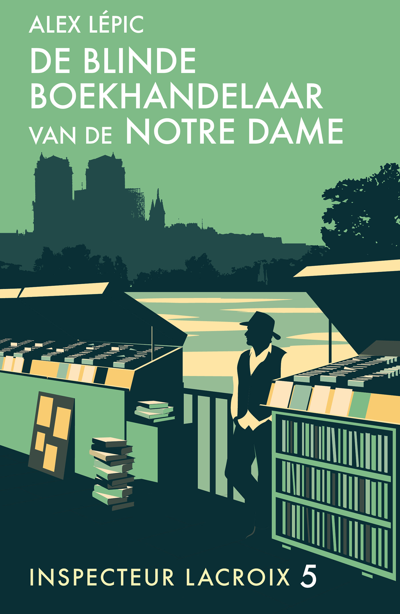 Omslag van De blinde boekhandelaar van de Notre Dame