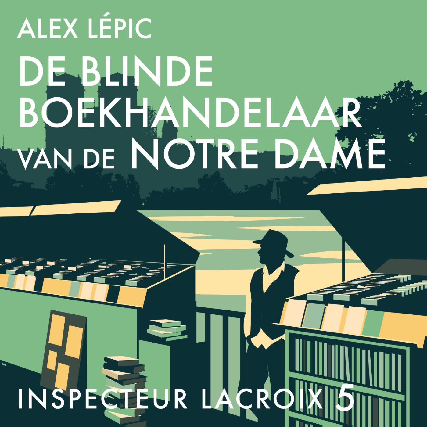 Omslag van De blinde boekhandelaar van de Notre Dame