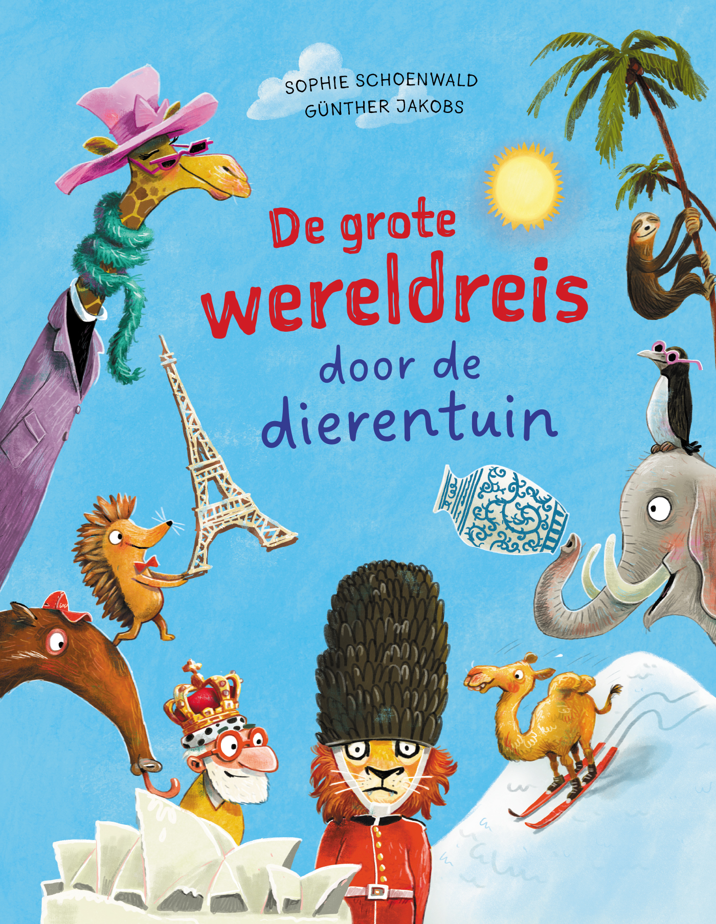 Omslag van De grote wereldreis door de dierentuin