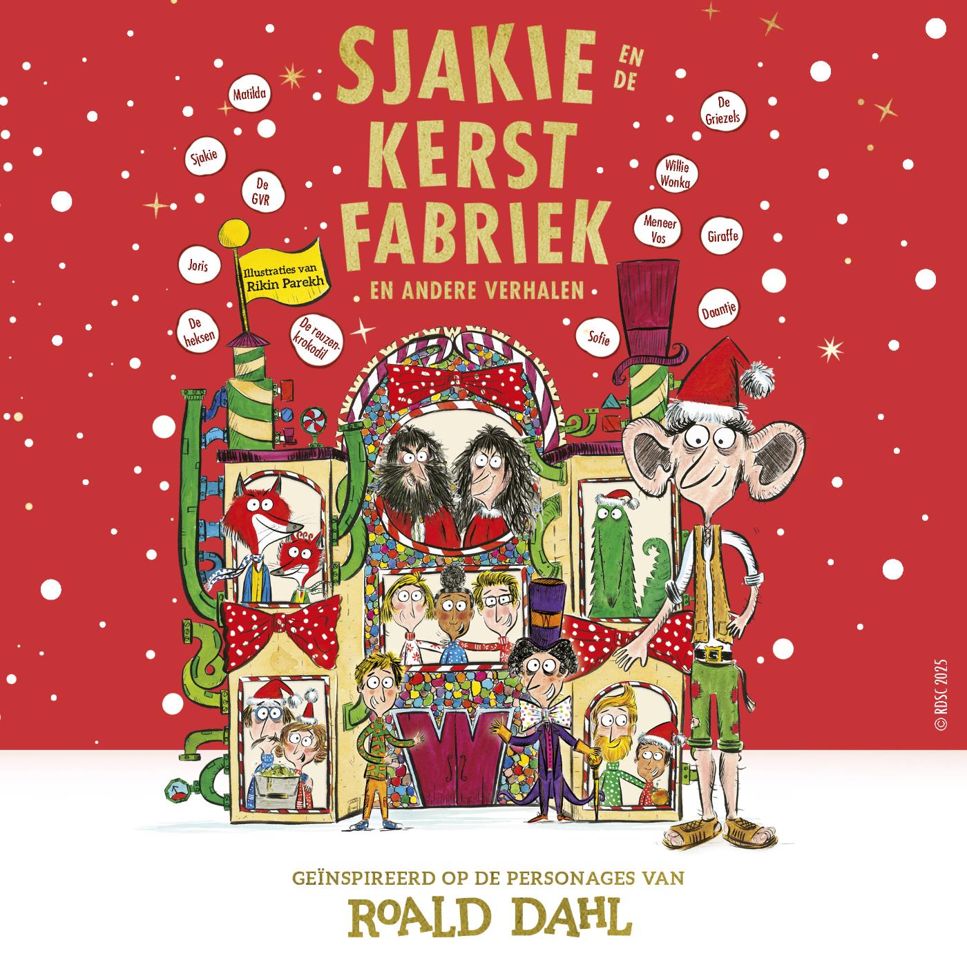 Omslag van Sjakie en de kerstfabriek en andere verhalen