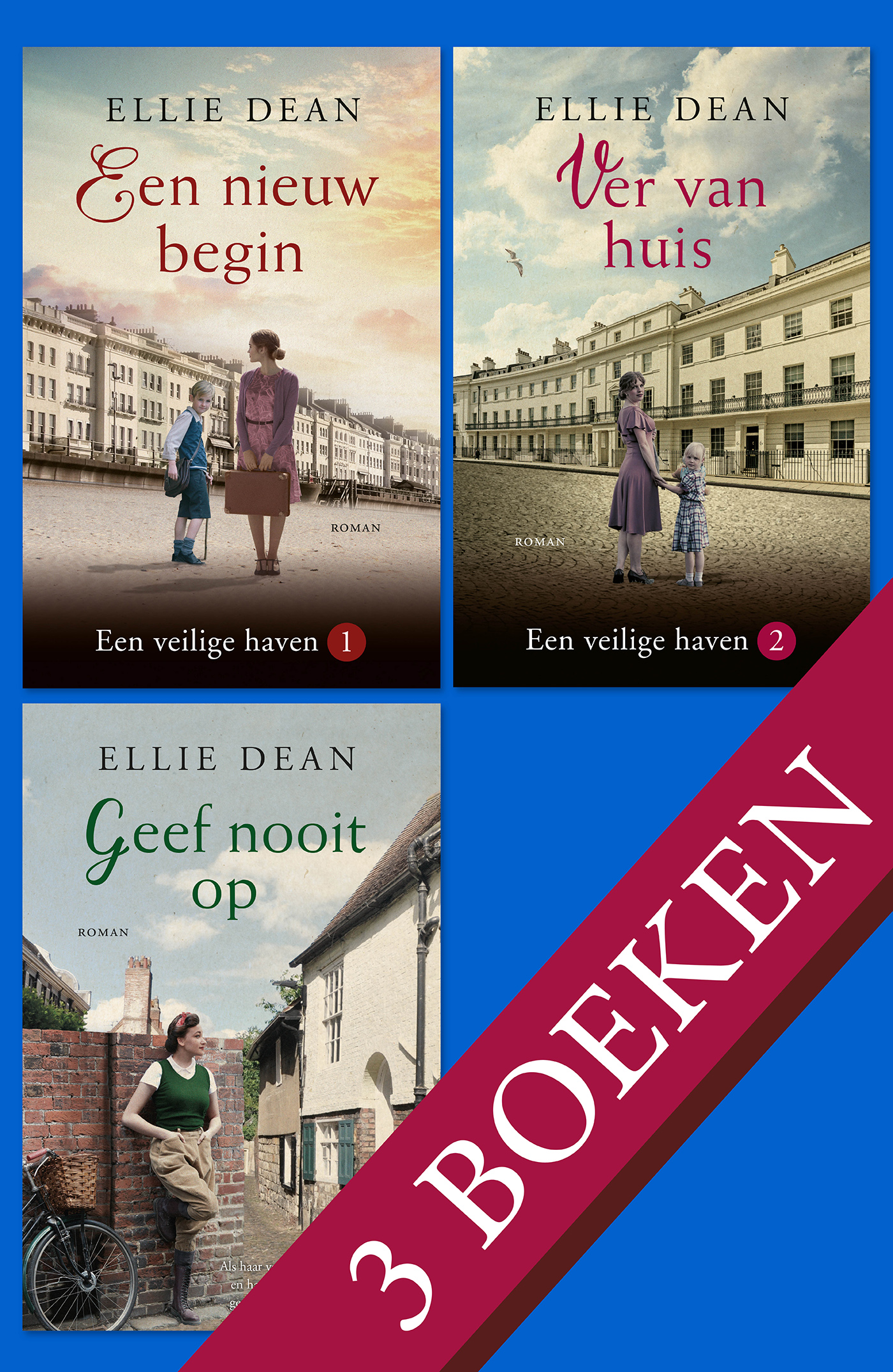 Omslag van Een veilige haven-bundel 1 (3-in-1)