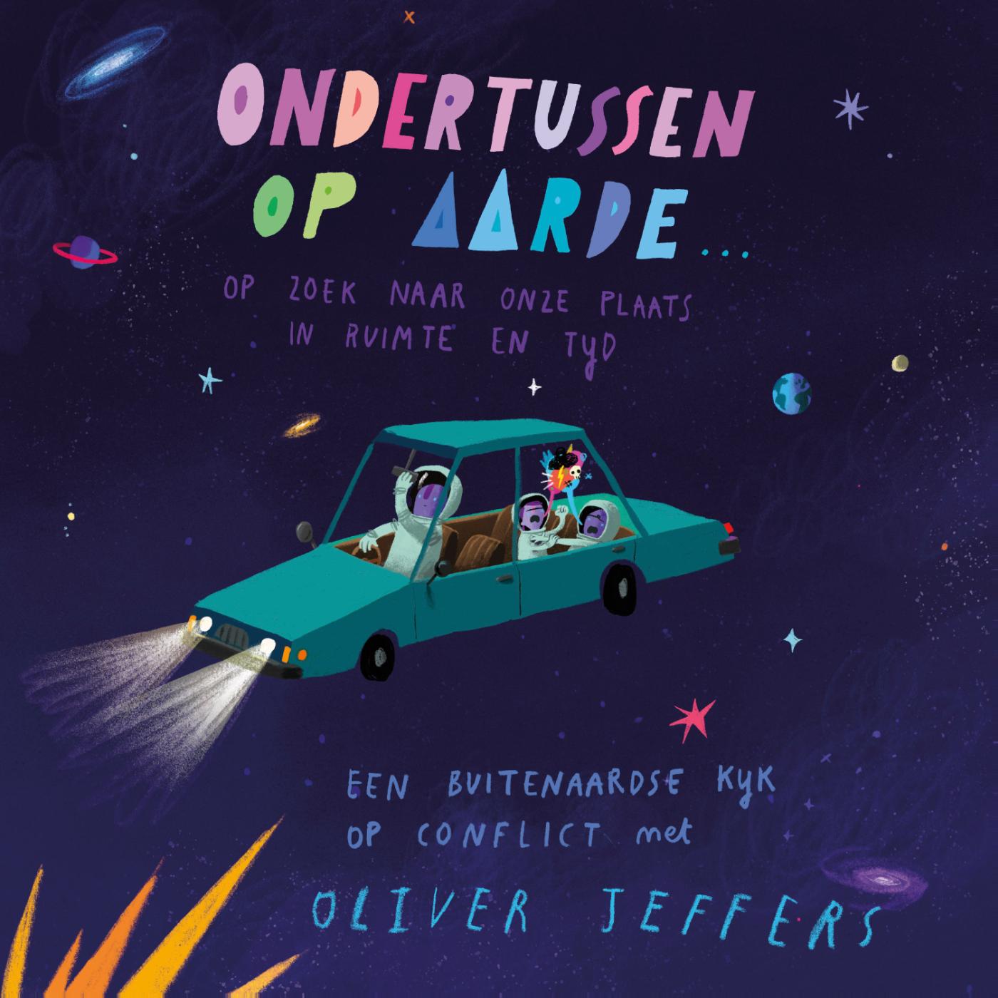 Omslag van Ondertussen op aarde...