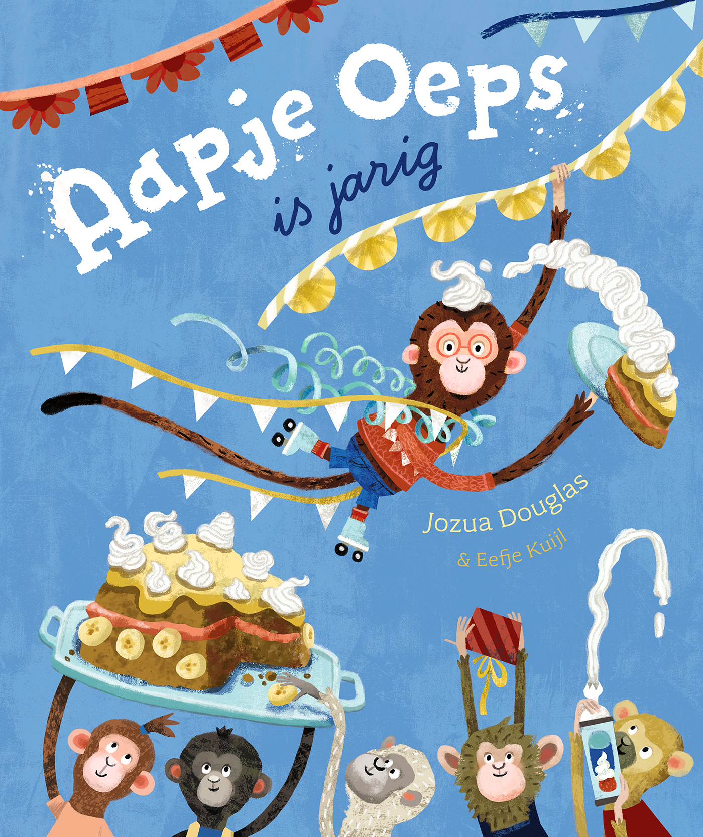 Omslag van Aapje Oeps is jarig