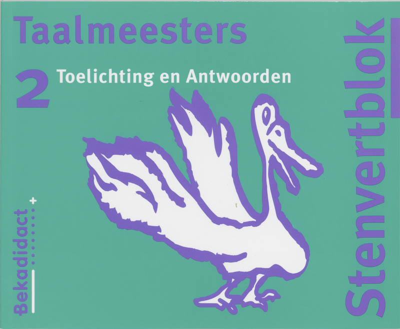 Omslag van Toelichting / antwoorden
