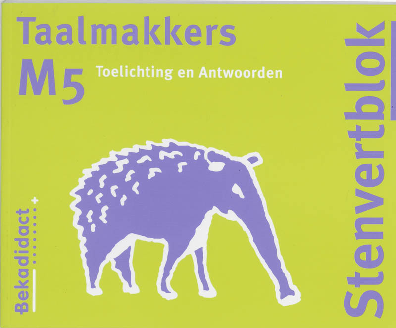Omslag van Toelichting / antwoorden
