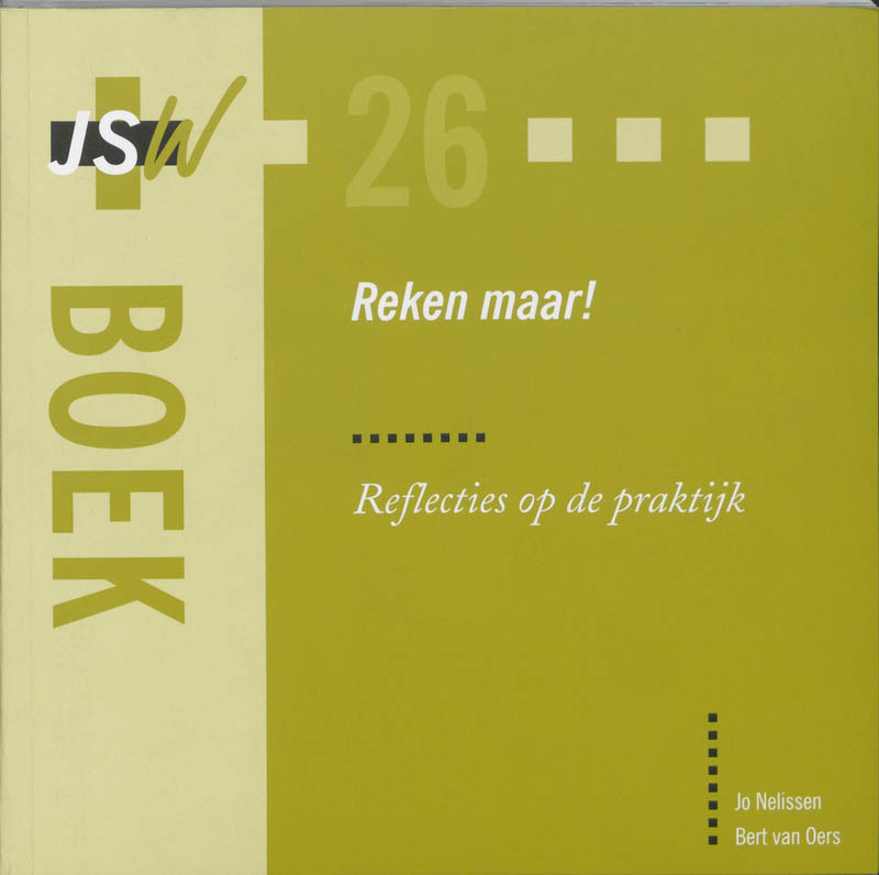 Omslag van JSW boek Reken maar!