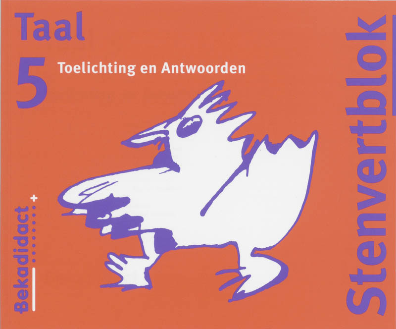 Omslag van Toelichting/antwoorden