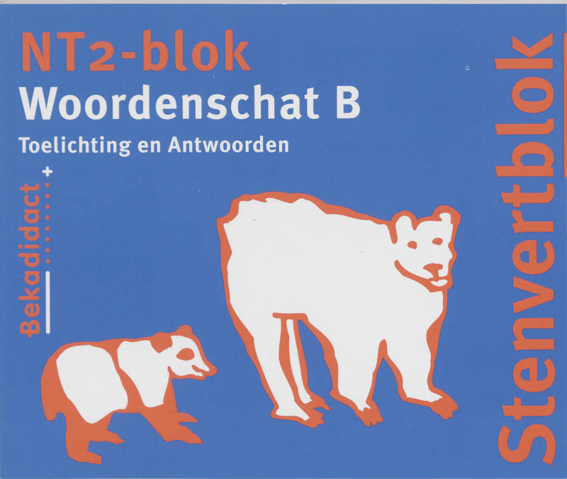 Omslag van Toelichting/antwoorden