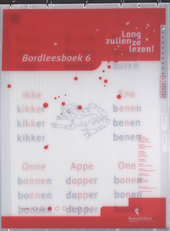 Omslag van Bordleesboek
