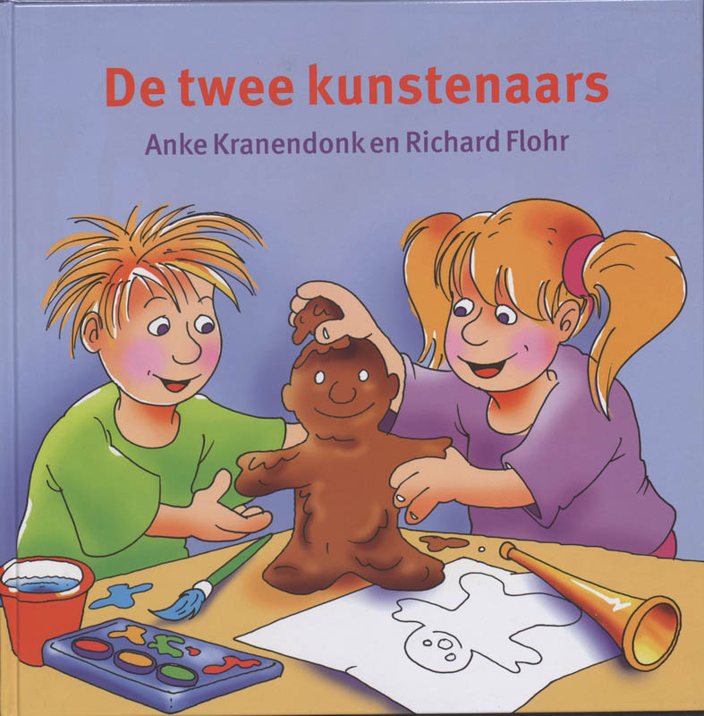 Omslag van De twee kunstenaars