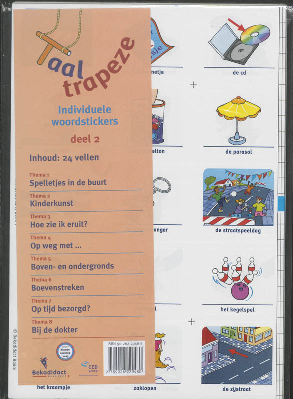 Omslag van 2 Individuele woordstickers