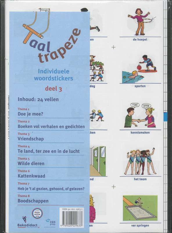 Omslag van 3 Individuele woordstickers