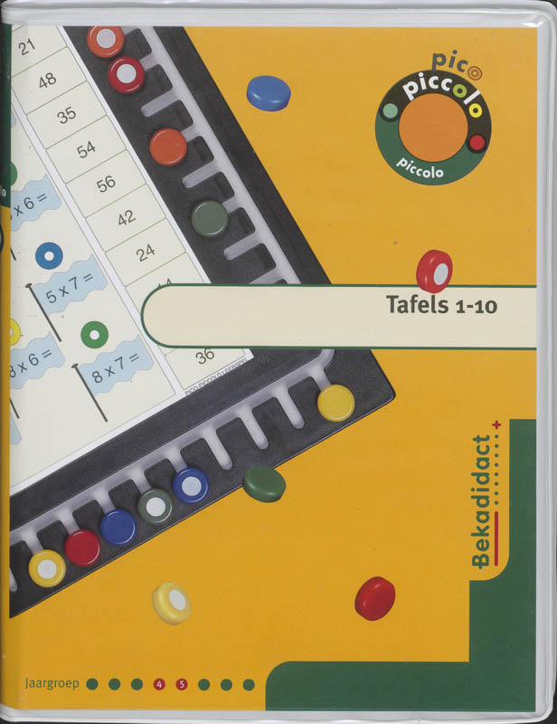 Omslag van Groep 4/5 tafels 1-10