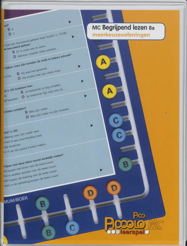 Omslag van MC Begrijpend lezen 8a