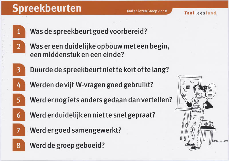 Omslag van Spreekbeurtregels