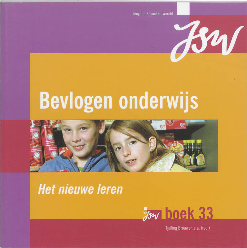 Omslag van JSW boek Bevlogen onderwijs