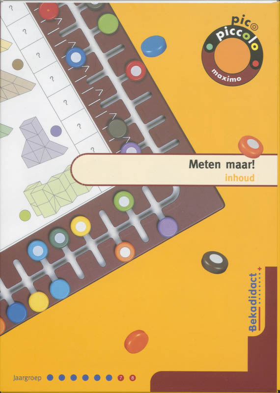 Omslag van Meten maar! Inhoud groep 7 en 8