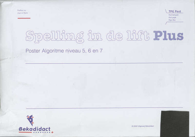 Omslag van Poster algoritme