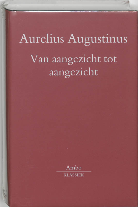Omslag van Van aangezicht tot aangezicht