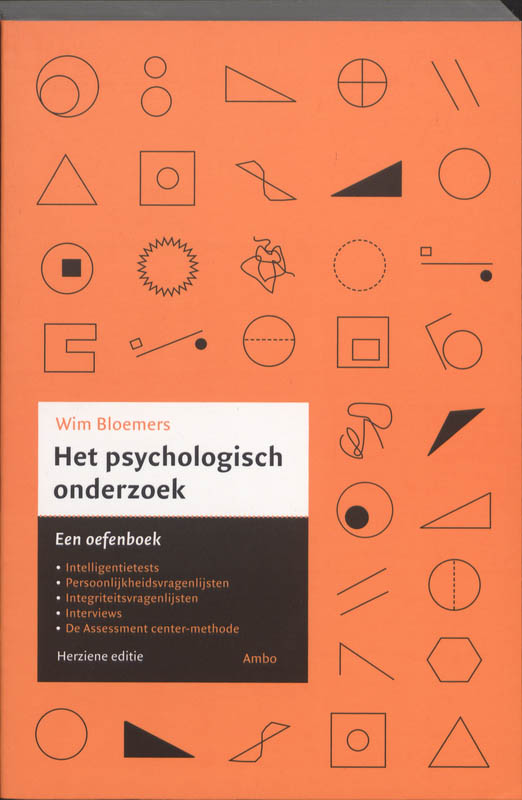 Omslag van Het psychologisch onderzoek