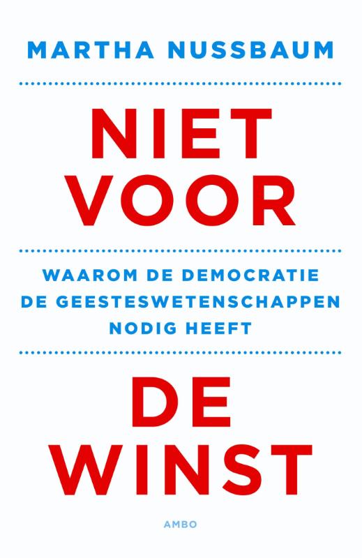 Omslag van Niet voor de winst