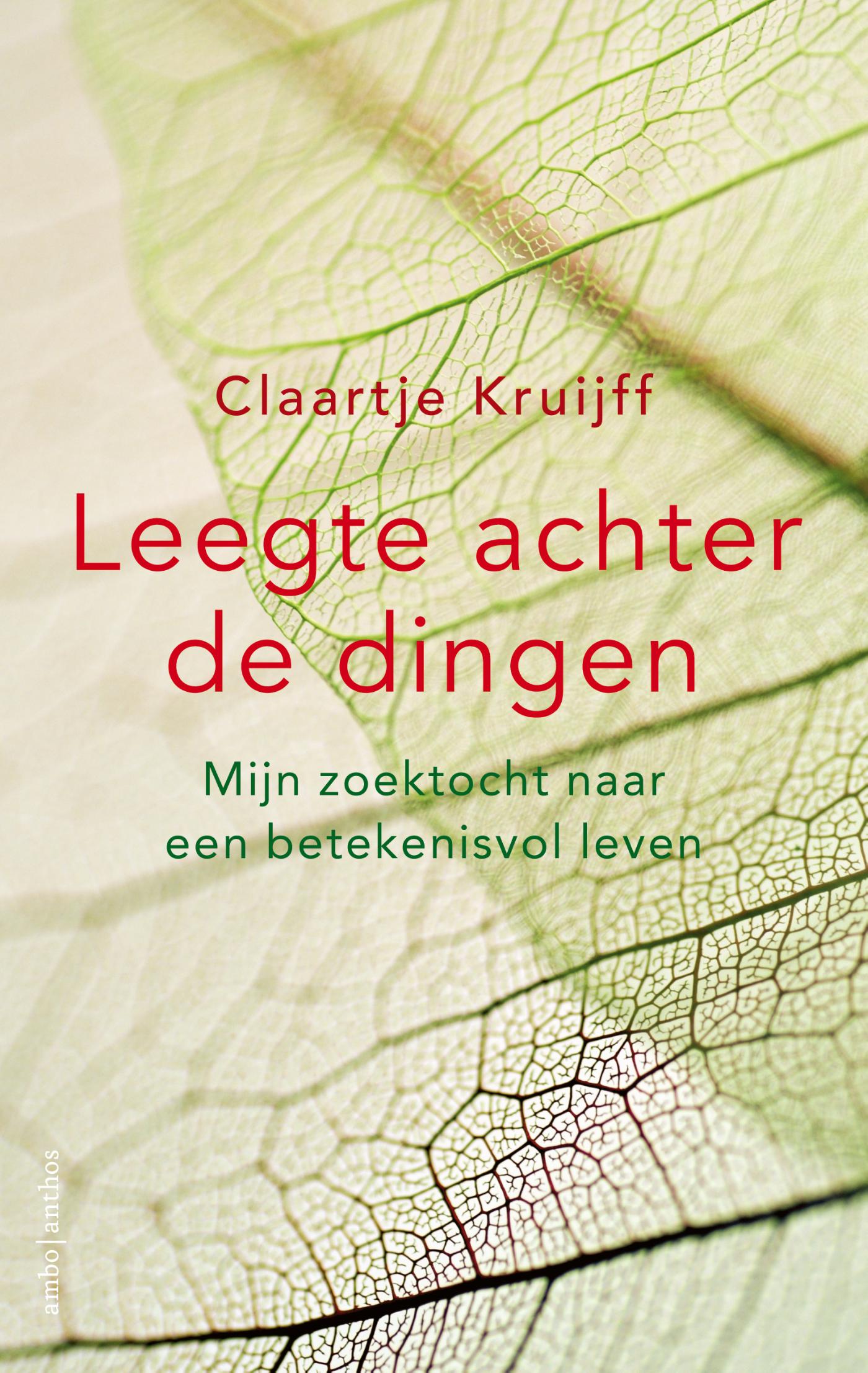 Omslag van Leegte achter de dingen