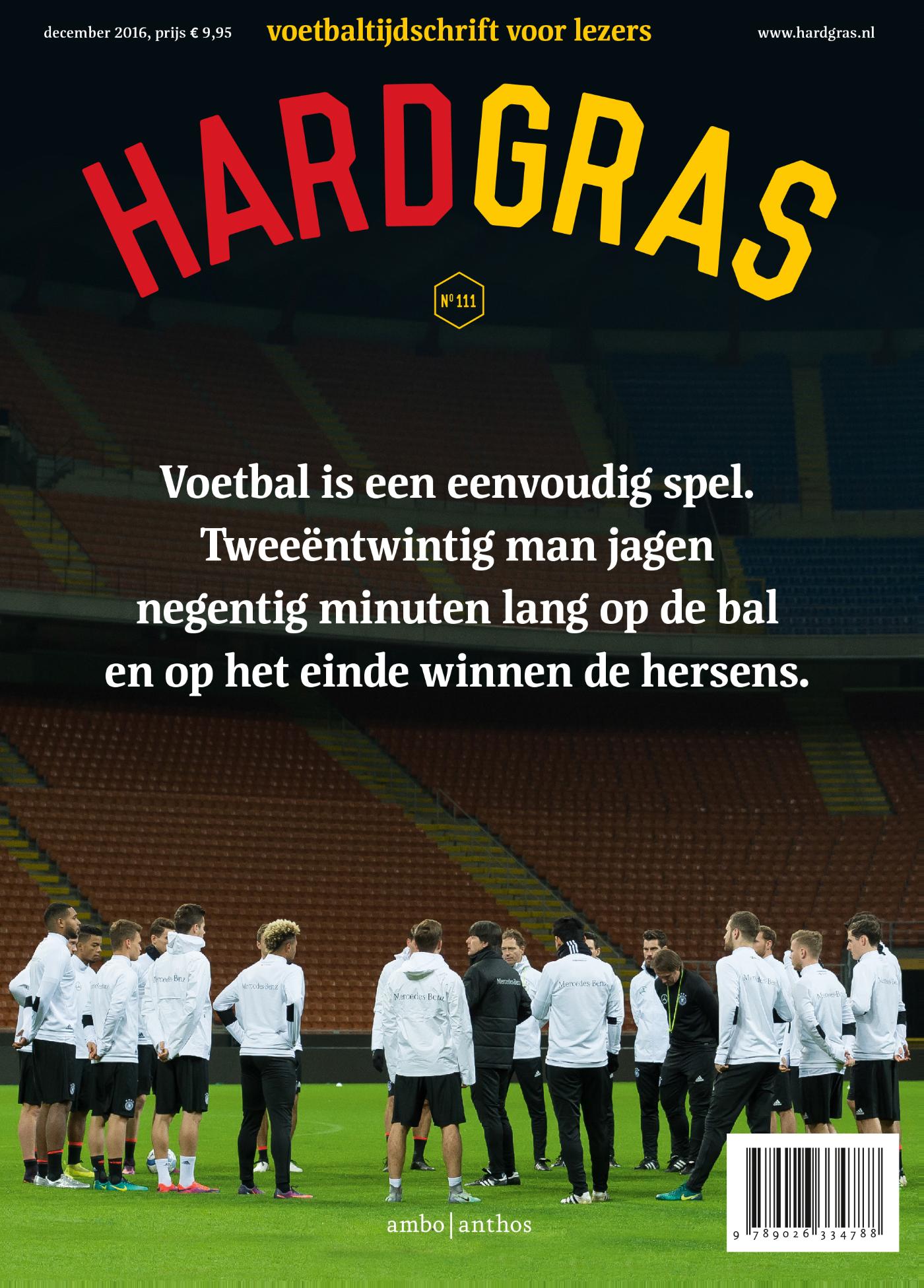 Omslag van Hard gras 111 - december 2016