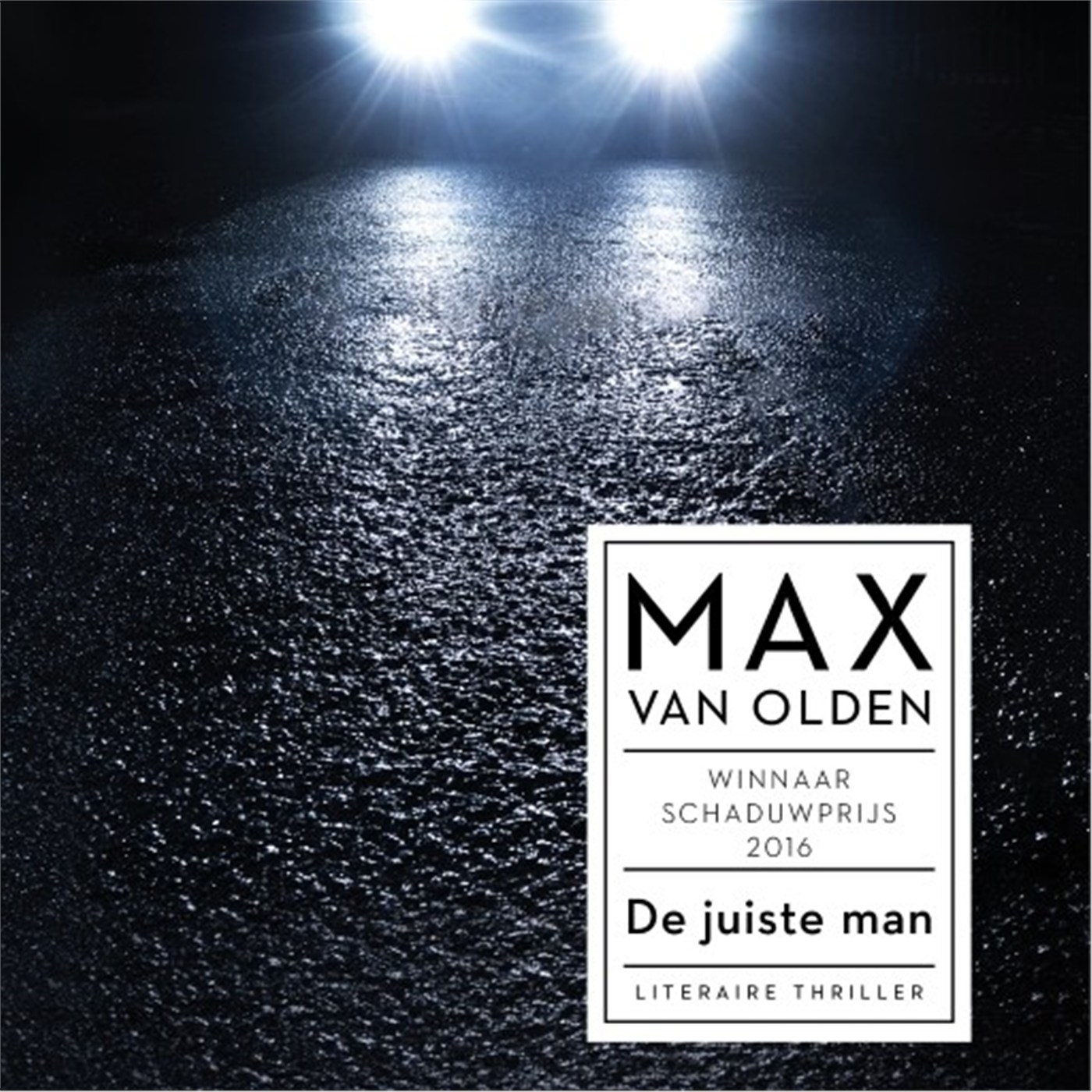Omslag van De juiste man