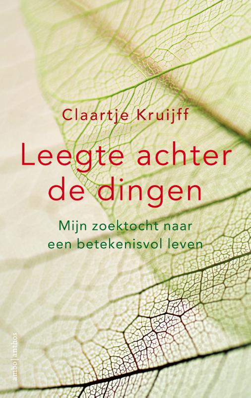 Omslag van Leegte achter de dingen