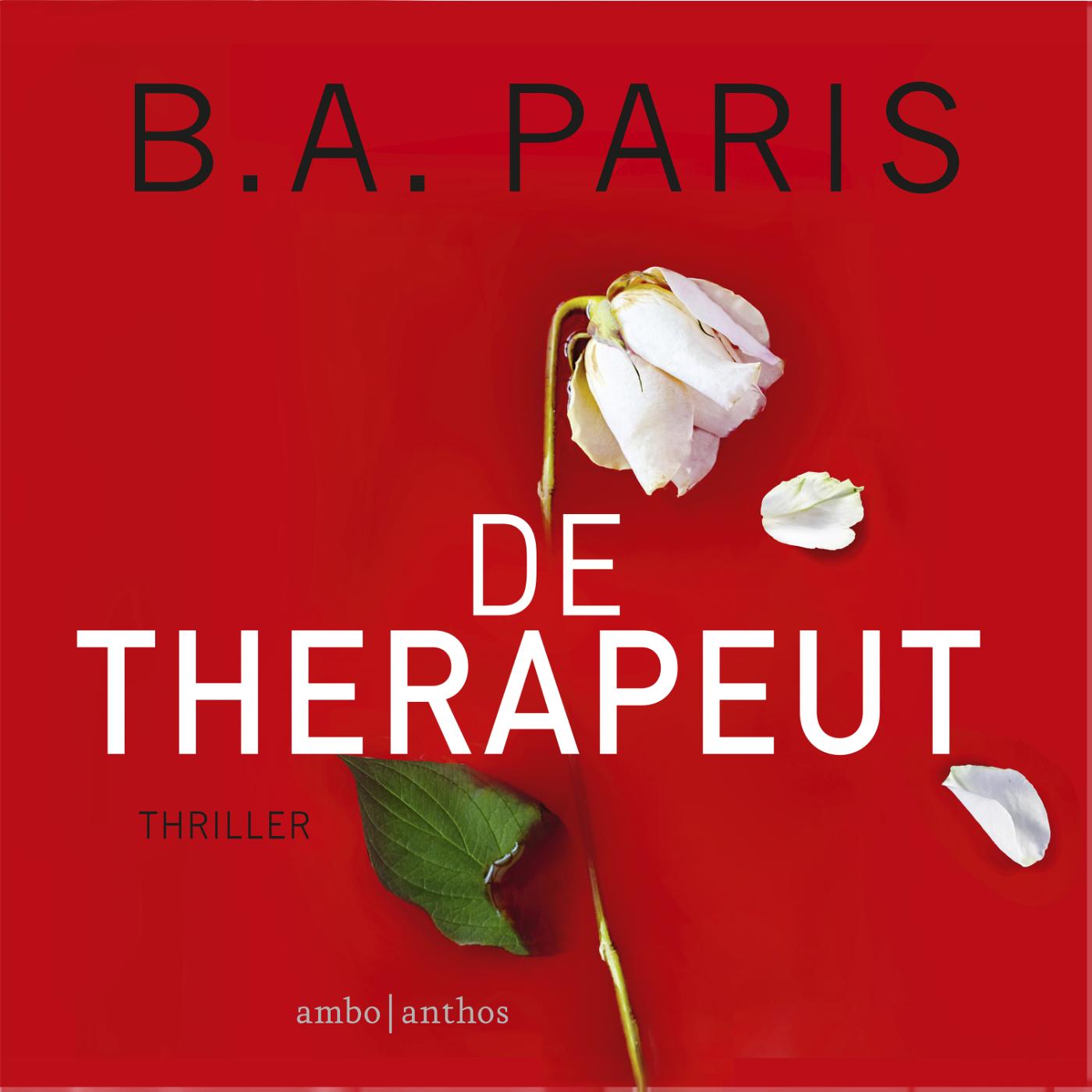 Omslag van De therapeut